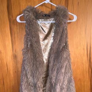 A&O international brand fluffy soft vest.